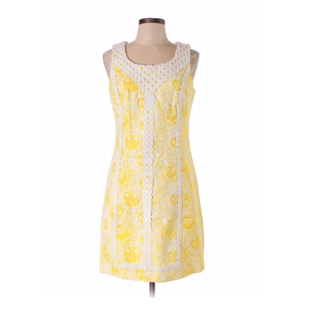 Lilly Pulitzer Yellow MacFarlane Shift Dress